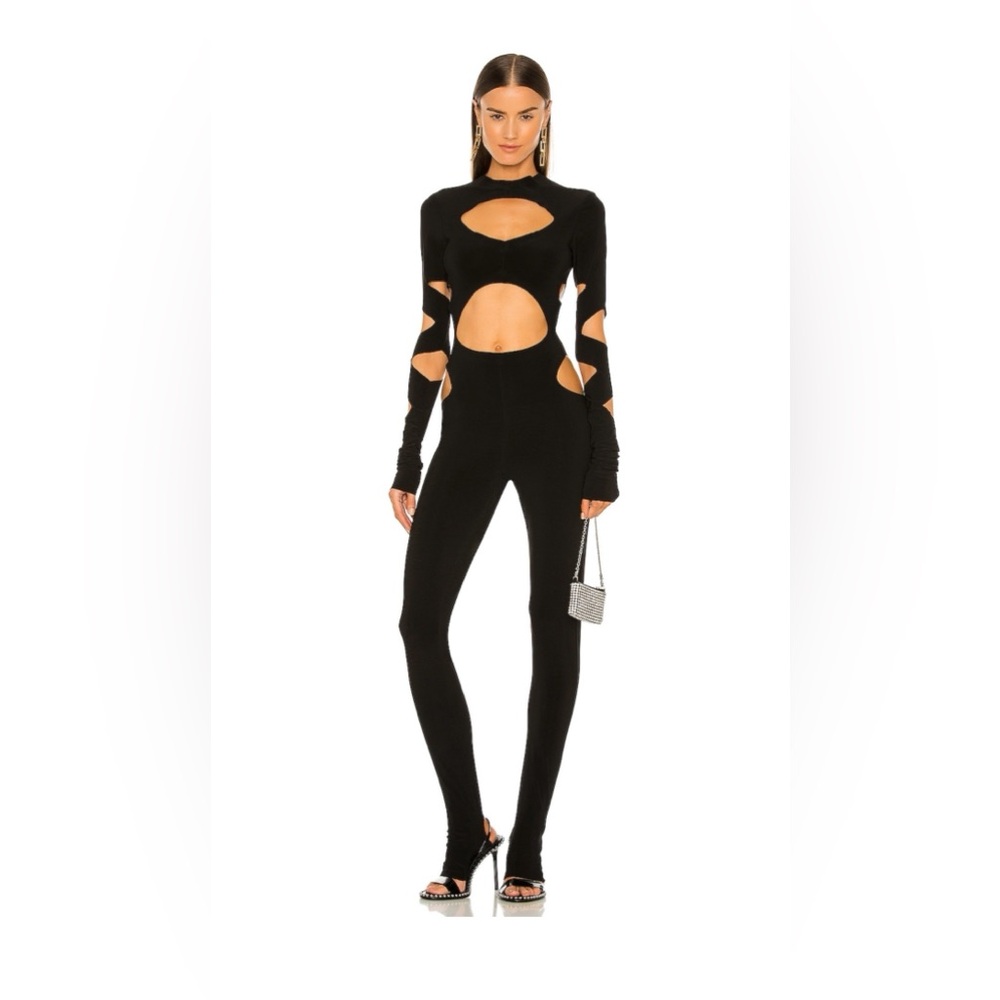 Norma Kamala Black Cutout Jumpsuit